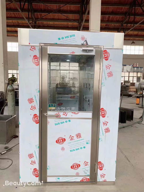 食品廠電子廠實驗室不銹鋼單人雙吹風淋室定制加工